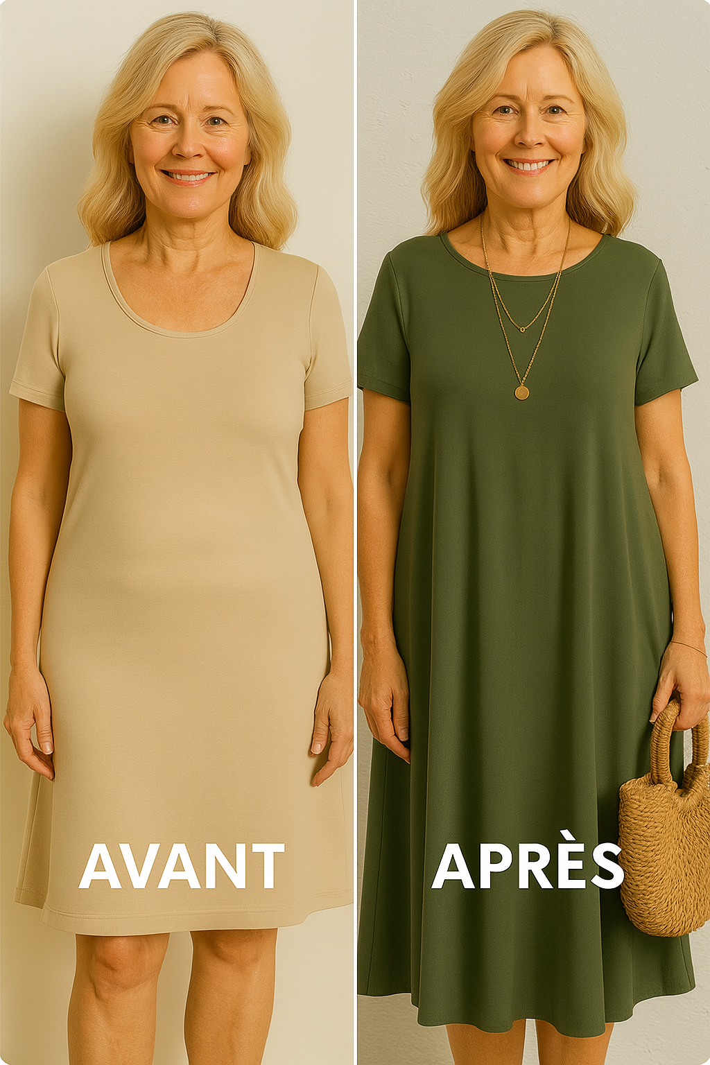 Makollos™ Camélia – Robe Confortable qui Sublime la Silhouette et Cache le Ventre