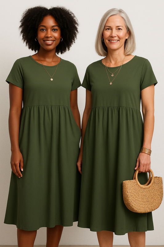 Makollos™ Camélia – Robe Confortable qui Sublime la Silhouette et Cache le Ventre